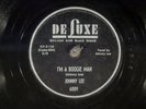 78 RPM -- John Lee Hooker as Johnny Lee, De Luxe 6009, EE+  Blues