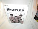 VINTAGE ORIGINAL ROCK  N ROLL THE BEATLES VINYL NOTEBOOK BINDER IN WHITE NEAR MI