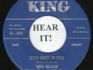 Moon Mullican ROCKABILLY 45 (King 4894) Seven Nights To Rock  CLASSIC   VG++/M-
