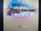 RARE VINTAGE ZZ TOP - WORLD WIDE TEXAS TOUR - FOR RADIO vinyl 33 album promo 