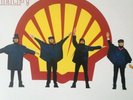 THE BEATLES HELP RED VINYL SHELL ALBUM COVER