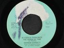 VERNON GARRETT: If I Could Turn Back The Hands Of Time 45 (UK, reissue, large l