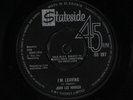 JOHN LEE HOOKER: Dimples / I'm Leaving 45 (UK, clean VG) Blues & R&B