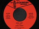 JAMES PERRY: April Lady  45 (scarce on 7) rare Soul