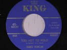 JAMES DUNCAN: Too Hot To Hold / Out Of Sight 45 (xol) Soul