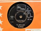 THE MIRACLES ALL THAT'S GOOD / OOO BABY BABY OG UK MOTOWN 7