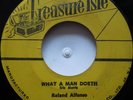 45 SKA / ERIC MORRIS / WHAT A MAN DOETH / TREASURE ISLE / LISTEN