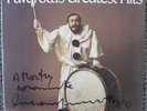 LUCIANO PAVAROTTI'S GREATEST HITS LP NM RARE AUTOGRAPH NM