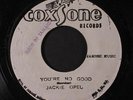 JACKIE OPEL / ROY RICHARDS: You're No Good / Green Collie 45 (Jamaica, rubber s