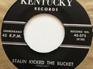 Vintage Hillbilly Bopper 45 Ray Anderson Kentucky Lbl. Stalin Kicked The Bucket