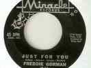 FREDDIE GORMAN Just For You The Day MIRACLE DETROIT  MOTOWN NORTHERN SOUL USA 45