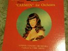 Original 1955 Bizet Carmen for Orchestra Vinyl LP Record Bettie Page Cover Art