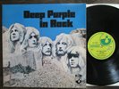 DEEP PURPLE - IN ROCK rare UK orig 1st press no EMI box HARVEST A1/B1 LP