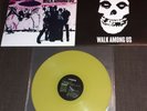 MISFITS WALK AMONG US YELLOW VINYL REISSUE CAROLINE EARACHE PUNK KBD HARDCORE