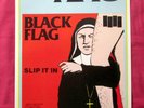 *Genuine* BLACK FLAG Slip It In POSTER SST Raymond PETTIBON 1984 Punk KBD