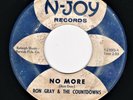 NC GARAGE ROCK - Ron Gray & The Countdowns : No More / Ajax   N-Joy 1013 45 RPM