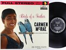 Carmen McRae - Birds Of A Feather LP - Decca - DL 8815 Mono DG VG+