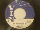 JIMMIE LEE Look What Love Will Do - VIN ROCKABILLY 45 I Ain't Worried About HEAR