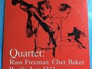 Russ Freeman/Chet Baker- Quartet-1957 Pacific Jazz Mono Deep Groove  VG+