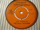 The Everly Brothers  Like Strangers / Leave My Woman Alone 7in DEMO LONDON 1960
