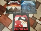 metallica 3 lp vinyl new (master of puppets-ride the lightning-kill'em all)