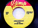 REGGAE 45: NYAN COMO Armageddon/Version UJIMA DL004 (Jamaican pressing, 1985)
