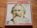 BRAHMS Sämtliche Sinfonien OTTO KLEMPERER 4 LP box EMI 153-50034/7