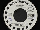 JIMMY JONES: Walkin' / Pardon Me 45 (dj, wol, lbls reversed, very close to VG+)