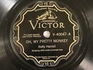 COUNTRY KELLY HARRELL Oh, My Pretty Monkey VICTOR 40047  E-