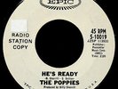 THE POPPIES-He's Ready-Rarer Northern Soul-Girl Group DJ 45-EPIC #5-10019