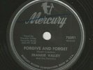 DOOWOP R&B 78 FLEXI DISC -  FRANKIE VALLEY & TRAVELERS - HEAR - 1954 MERCURY