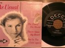 Brenda Lee As Usual 45 EP With Picture Sleeve VG++ vinyl the End Of The World