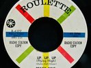 PEGGY KING Up, Up, Up & I'll Be Around ? Scarce Pop & Soul DJ 45 ROULETTE #4327