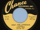 JIMMY REED and His Trio High and Lonesome Blues  CHANCE 1142 45 1953