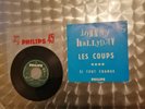 RARE SP JUKE BOX JOHNNY HALLYDAY - LES COUPS/SI TOUT CHANGE - BIEM - B 373.811F