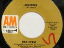MIKE EVANS Gruesome / Nowhere Land A&M 45 garage Halloween HEAR
