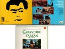 3 Soundtrack LP's YOJIMBO, THE VIKINGS, GREYSTOKE