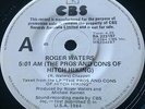 ROGER WATERS...5:01 - - 1984 Australian PROMO / SAMPLE 7