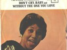 ARETHA FRANKLIN--PICTURE SLEEVE + 45--(DON'T CRY, BABY)--PS--PIC--SLV
