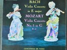 Bach / Mozart: Violin Concertos Gioconda De Vito HMV ASD 429 ED1 LP CREAM/GOLD