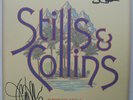 RARE STEPHEN STILLS JUDY COLLINS AUTOGRAPHED EVRYBODY KNOWS LP W/POSTER CSNY