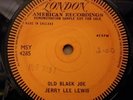 JERRY LEE LEWIS ONE SIDED DEMO OLD BLACK JOE LONDON RECORDS MSY4285 1960