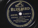 Jelly Roll Morton's Red Hot Peppers BLUEBIRD 8302 E+ PRE WAR JAZZ 78