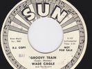 SUN 360 orig Rockin Inst dj 45 - WADE CAGLE - Groovy Train / Highland Rock