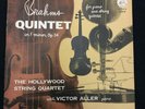 Hollywood String Quartet-BRAHMS Quintet For Piano & String .CAPITOL CTL 7075, NM