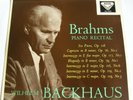 Decca ?SXL 2222 – Brahms – Piano Recital – Wilhelm BACKHAUS – LP NM