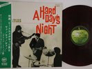 LP BEATLES A Hard Days Night AP8147 APPLE JAPAN Vinyl OBI
