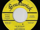 Northern 45 / HERB JOHNSON & THE IMPACTS - I'm So Glad : BRUNSWICK 55393 Promo