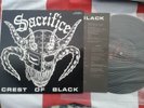 SACRIFICE - Crest of Black LP, RARE JAPANESE LP