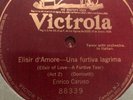 12x Antique ENRICO CARUSO RECORD LP Victrola 78rpm 1903 12 TOTAL  Nice